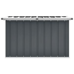 vidaXL Gartenbox Grau 109x67x65 cm