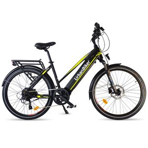 Urbanbiker Viena Trekking E-Bike 26" 720Wh Akku, Unisex E-Trekkingbike 250W Motor, 140km Reichweite | Farbe:gelb