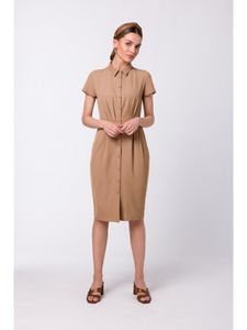 Stylove Minikleid für Frauen Uleki S335 beige XL