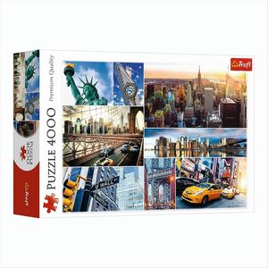 Trefl 45006 New York - Collage 4000 Teile Puzzle