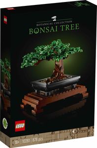 LEGO Icons Bonsai Baum Set für Erwachsene, Pflanzen Home Deko Set mit Blumen, DIY Projekte, entspannende kreative Aktivität Geschenkidee für Frauen, Männer, Sie & Ihn, Botanical Collection 10281