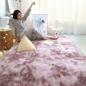 Hochflor Teppich 160*230cm Wohnzimmerteppich Langflor Teppiche für Wohnzimmer flauschig Shaggy Schlafzimmer Pink