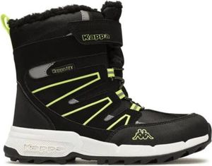 Kappa Unit Kinder Stiefel Sneaker Winterschuh gefüttert Stylecode 260975T schwarz, Schuhgröße:38 EU