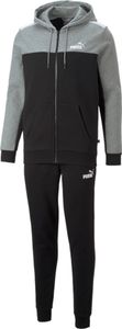 PUMA ESS Hooded Colorblock Su PUMA BLACK S