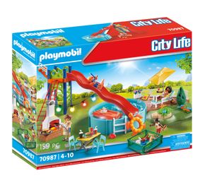 PLAYMOBIL City Life 70987 Poolparty mit Rutsche