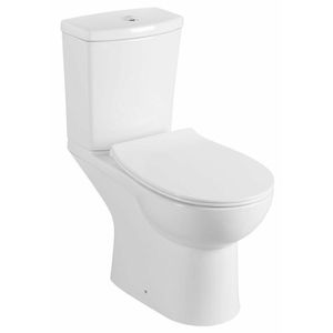 KAIRO Kombi-WC, Abgang waagerecht, weiß
