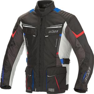 Büse Lago Pro Textiljacke grau/blau/rot Gr. 2XL