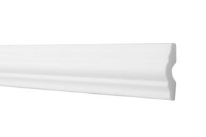 Wandleisten hart glatt Styroporleisten XPS Stuckprofile HEXIMO Paket frei Haus, Produkttyp:20 Meter Sparpaket, Modellnr.:FG2 - 36 x 17 mm