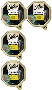 SHEBA Schale Classics in Pastete mit Geflügel Cocktail 4 x 85g