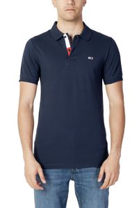 TOMMY HILFIGER JEANS Polo Herren Baumwolle Blau GR78390 - Größe: M