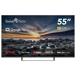 Smart Tech® 55Zoll 4K UHD Fernseher Google TV 55UG10V3 Google Assistant