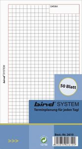 Bind® 2610 Náhradná vložka "šachovnicová" A6 50 listov(T)