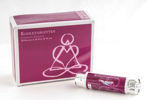 Kohletabletten 3,3 cm - 10 Rollen a 10 Tabletten von Berk