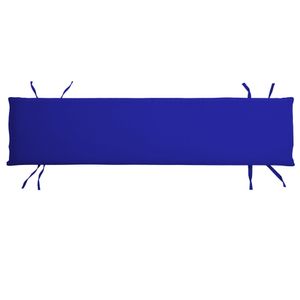 Bankauflage 150cm x 40cm für Gartenbank Ferrara TB-1064 Blau