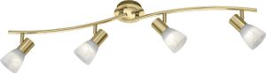 Trio 871010408 LED-Deckenleuchte LB18 4x6W messing