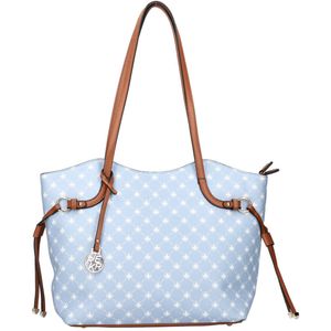 Rieker Damen Taschen Shopper Schultertasche H1052, Farbe:Blau