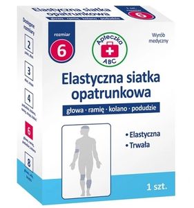 Elastyczna siatka opatrunkowa, apteczka ABC, rozmiar 6, 1 szt.