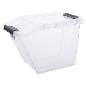 plast team Aufbewahrungsbox PROBOX SLANTED 58 Liter transparent