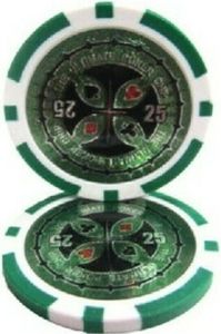 Pegasi Pokerchip 25 - 11.5g - Casino Pokerchips - Spielchips Wertmarken - Poker Chips - Casino Pokerset - Texas Hold'em Poker Chips - Poker-Chips - 25 stücks