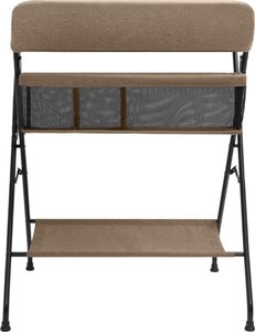 vidaXL Wickeltisch Taupe Eisen