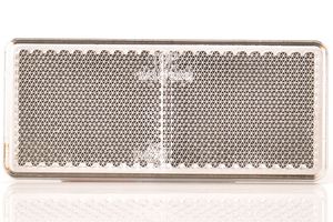 Reflexné prvky 96 x 42 mm, vpredu s lepiacou páskou