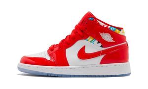 Air Jordan 1 Mid Barcelona Sweater Red Patent - EÚ: 36