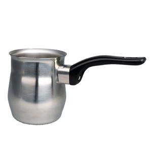 Mokkakanne | Mokka-Kocher | Türkischer Kaffee Kanne | Kaffebereiter | Edelstahl | Ausgussnase | Kunststoffgriff | Für 3-4 Tassen