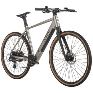 ADORE E-Citybike 28" Alu Urban Bike Stadtfahrrad UBR-770 Heckmotor 30NM / 10Ah Stahlgrau matt Adore 176E