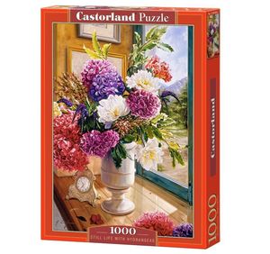 Castorland Martwa natura z hortensjami, Puzzle 1000 Teile