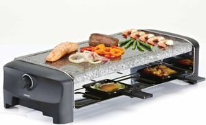 Princess Raclette-Steingrill mit 8 Pfannen 1300 W 162830