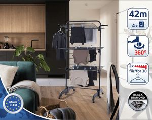 Leifheit Turmtrockner Comfort Tower 420 Schwarz