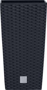 kvetináč 32,5cm RATO SQUARE DRTS325-S433 antracit plastový PROSPERPLAST