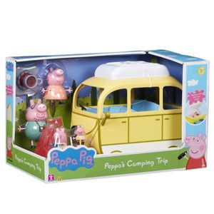 Wohnmobil mit Zelt | Camping-Bus | Spielset | Peppa Wutz | Peppa Pig
