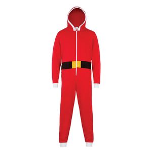 Vianočný obchod uni Santa suit / Santa onesie / Father Christmas pyjamas RW3383 (XS) (Red)