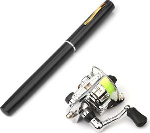 Kapesní skládací rybářský prut Combo Mini Pen Fishing Rod Kit Teleskopický rybářský prut Spinning Reel Combo Kit