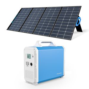 BLUETTI EB150 Solargenerator mit 1PCS 350W Solarpanel SP350 enthalten, tragbarer Wechselstrom-Wechselrichter des Kraftwerks 1000W für den Heimgebrauch Solar-Bundle-Kit für Stromausfall im Freien Camping