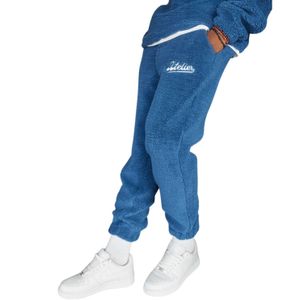 Teddy Hose Teddyfell Oversize Troyer Jogginghose M Blau