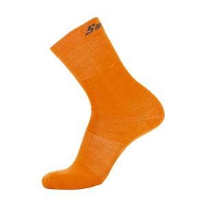 Santini Klassische Fahrradsocken - WOOL - Orange 40-43