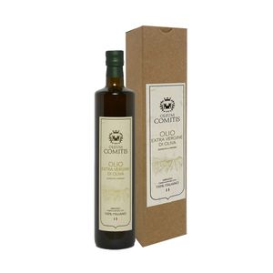 Oleum Comitis - Extra panenský olivový olej 100% italský - Dárkové balení s lahví 750 ml