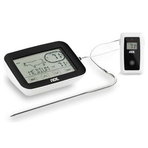 ADE Funk-Bratenthermometer Digitales Grill-Thermometer mit Touch-Display