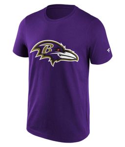 Fanatics - NFL Baltimore Ravens Primary Logo Graphic  T-Shirt : Lila L Farbe: Lila Größe: L