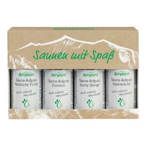 Bergland Saunen Mit Spass Sauna-Aufguss-Set, 4 X 50 Ml