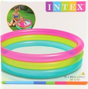 Intex Bazén nafukovací dětský duha 86x25cm