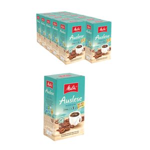 MELITTA Filterkaffee Auslese Medium mit 50% entkoffeiniertem Kaffee 12x500g