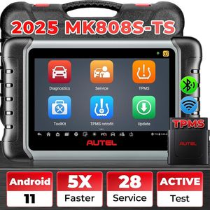 Autel MK808S-TS MaxiCOM Diagnosescanner mit Ölrücksetzer (EPB/BMS/SAS/DPF/IMMO) Der komplette TPMS-Service frweiterte Version von MK808S/MK808K-BT