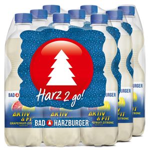 Bad Harzburger Aktiv & Fit Grapefruit-Zitrone (18 x 0,5L)