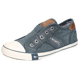 Mustang Damen Slipper Halbschuhe bequeme Sneaker 1099-409, Größe:38 EU, Farbe:Blau Mustang Damen Slipper Halbschuhe bequeme Sneaker 1099-409, Größe:38 EU, Farbe:Blau