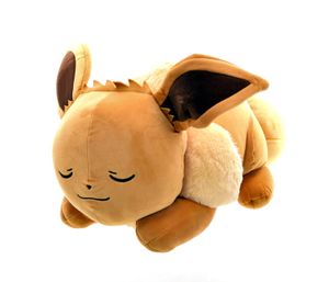 Pokemon Plüschfigur - schlafender Evoli (45cm) Kuscheltier Stofftier Plüschtier
