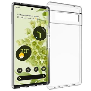 Google Pixel 6 Pro Hülle - Silikon - Accezz Soft Case,Backcover - Transparent