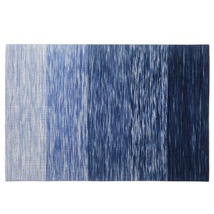 Teppich blau 160 x 230 cm Kurzflor KAPAKLI
